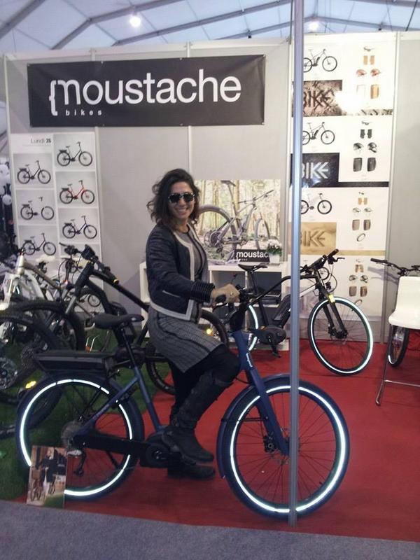 gracieopulanza's tweet photo. what is she upto to this week @GregMinnaar 'testing this electric mountain bike this week for #Movember2014 http://t.co/WJ78PMzawb