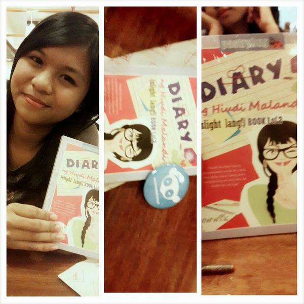 gandandeng's tweet photo. Got my Own copy of Diary Ng Hindi Malandi (slight lang!) By: @owwsiccc :D
#PipayniPrinceLeroy #Mimay #DNHM #pempem http://t.co/Ua7dz1P3hp