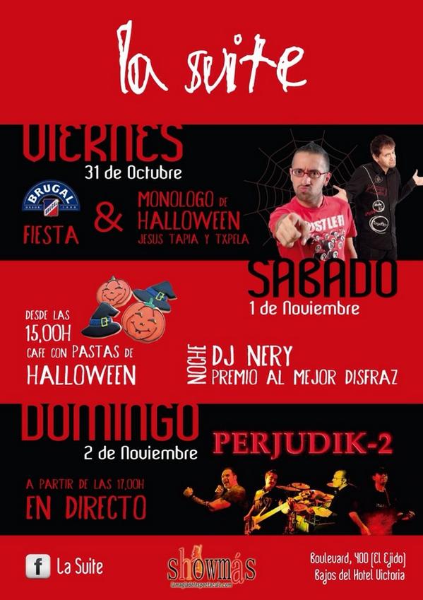 laurarivascespe's tweet photo. Halloween no tiene xk dar miedo!!! Un toquecito de humor!!! Viernes 31 monólogo Jesús Tapia y txapela http://t.co/q4ZG4Q7jfn