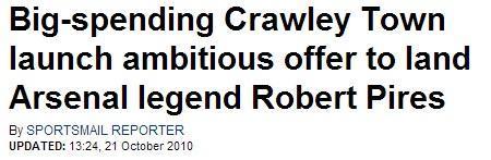 Happy Birthday Robert Pires, its a shame you never progressed your career to the highest level... 