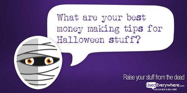 usedregina's tweet image. RT @usedeverywhere: #UsedParty Q5. Please RT: Are you more of a seller than a buyer? How do you make $ at #Halloween?