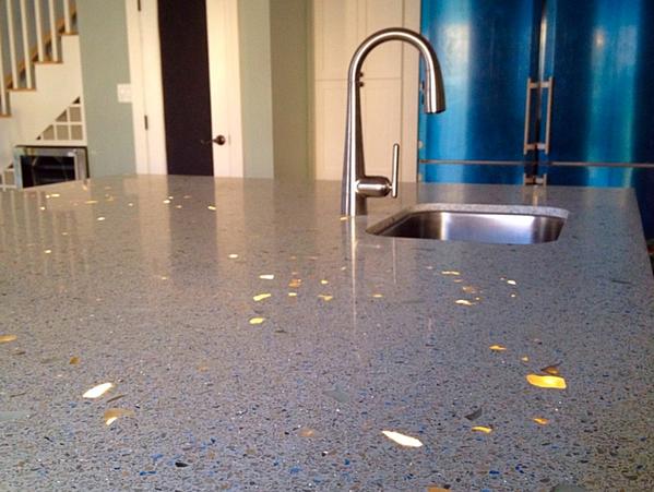 VATRZO's tweet photo. CHECK THIS OUT... A Terrazzo Counter with LUMINOUS Possibilities!! #NightLight #Terrazzo #CustomCounter http://t.co/iFmguYSu71