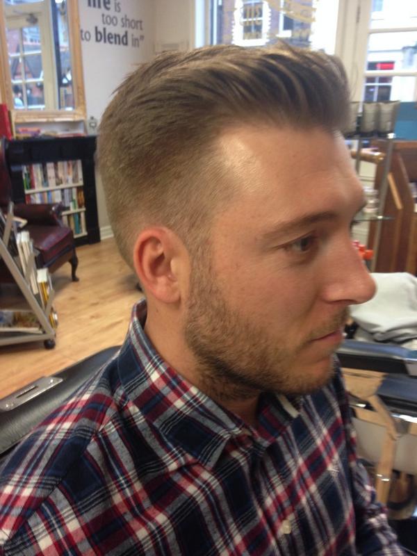 <a href="/pugh_sam/">sam pugh</a> looking sharp, beckham esq inspiring day. #coylemichael