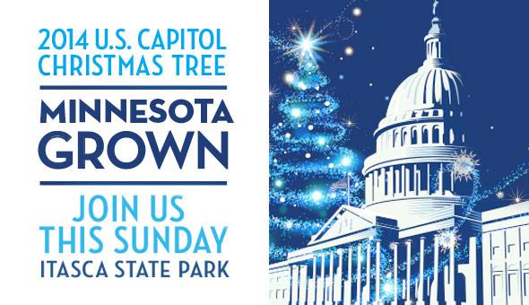The Capitol Christmas Tree will visit Itasca State Park 11/2. Join the festivities! mndnr.gov/capitoltree #CCT2014