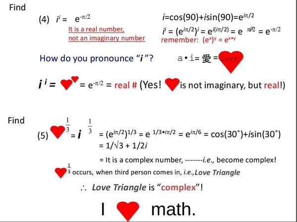 52Hzinparadise's tweet image. This is one of the reasons why my crystal professor is so cute. ^___^ #math #mathgeek #complexnumber