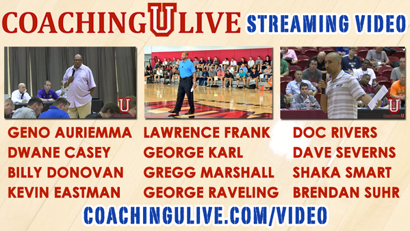 Coaching U (@coaching_u) on Twitter photo #CULIVE14 Highlights feat Doc Rivers <a href="/GeorgeRaveling/">George Raveling</a> <a href="/UFCoachBillyD/">Billy Donovan</a> Shaka Smart & More! WATCH: CoachingULIVE.com/Video #CULIVE14 Highlights feat Doc Rivers <a href="/GeorgeRaveling/">George Raveling</a> <a href="/UFCoachBillyD/">Billy Donovan</a> Shaka Smart & More! WATCH: CoachingULIVE.com/Video