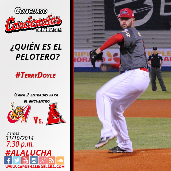 CardenalesDice's tweet photo. Gracias a todos por participar, la respuesta correcta es #TerryDoyle. En minutos daremos el ganador. http://t.co/Zdje8OUkI0