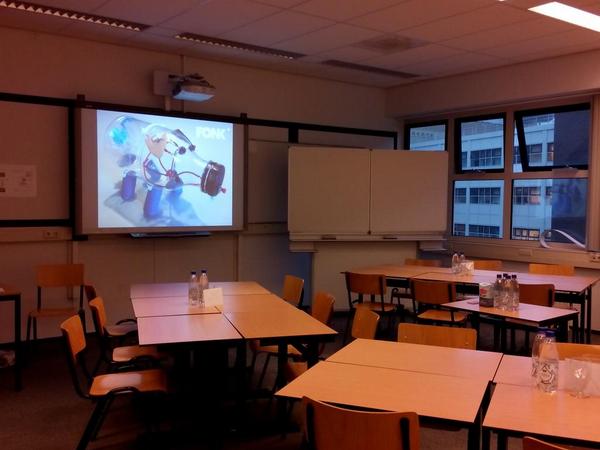 astridpoot's tweet image. All set! #techyourfuture Altijd tof, een klaslokaal :)