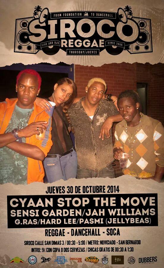 SensiGarden's tweet photo. Lo de este jueves en @SirocoReggae es especial, despide esta mítica fiesta cn nosotros!! #CyaanStopTheMove #LastParty http://t.co/Utf8jyrzeQ