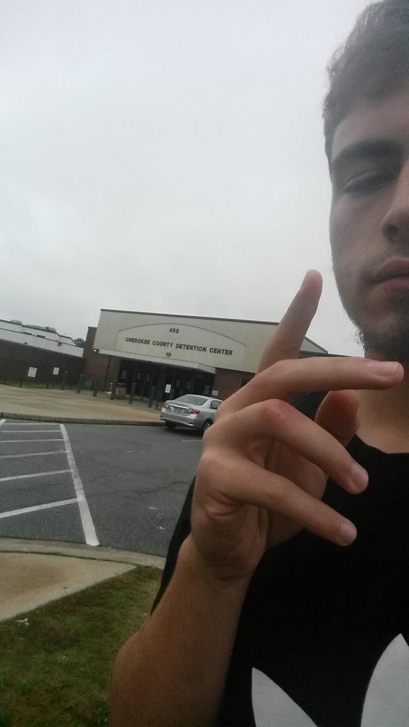 CoachTeeChurch's tweet photo. Thanks Cordero. #jailselfie #FreeCrouch http://t.co/PsMLJpbn5c