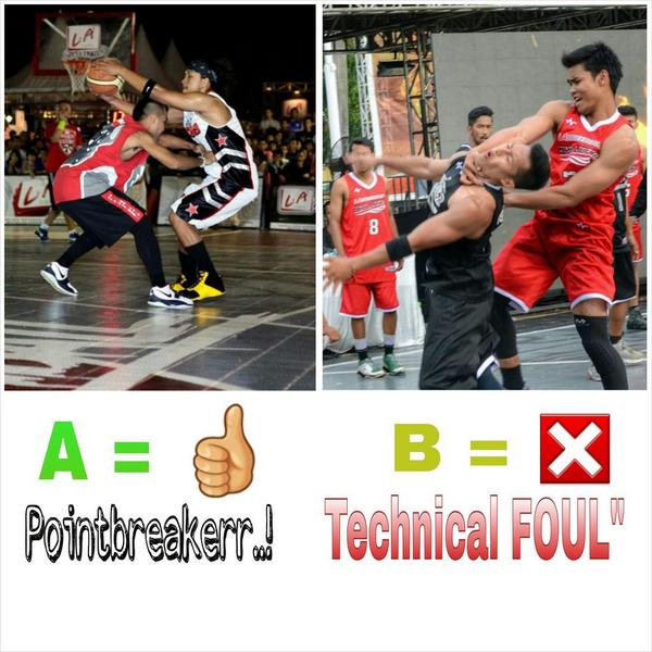 POINTBREAKER VS TECHNICAL FOUL" #StreetballTrick #LAstreetball