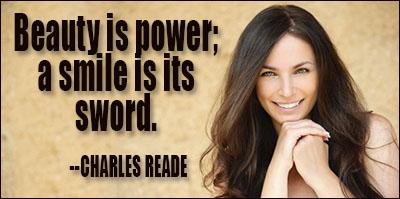 DrMichaelCarter's tweet photo. Beauty is power; a smile is its sword. - Charles Reade
http://t.co/gou3jgQ6C0 http://t.co/nAYMjhYxGA