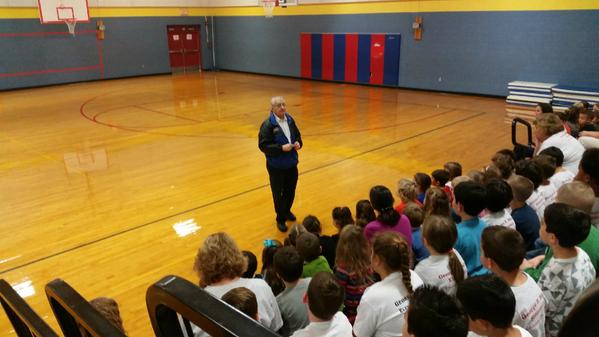 Alan Shawn Feinstein listening to our good deeds!