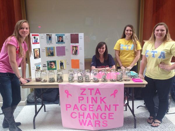 CNU_ZTA's tweet photo. Change Wars are going on today and tomorrow in the DSU from 11-2. Currently @DeltaU_CNU is in the lead! http://t.co/D6JUOBHU6T