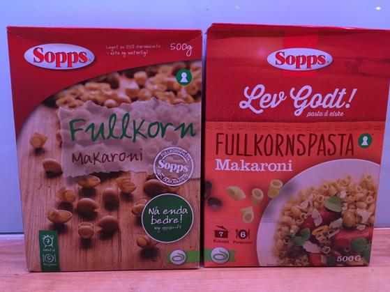 Ednatvitter's tweet image. Ny pakking, samme innhold (500g) - men nå plutselig en porsjon mer! Hvorfor #sopps? @nrkfbi