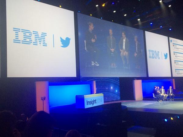 agsandvik's tweet photo. IBM and Twitter announces partnership #IBMInsight http://t.co/Ekfr5bN7aM