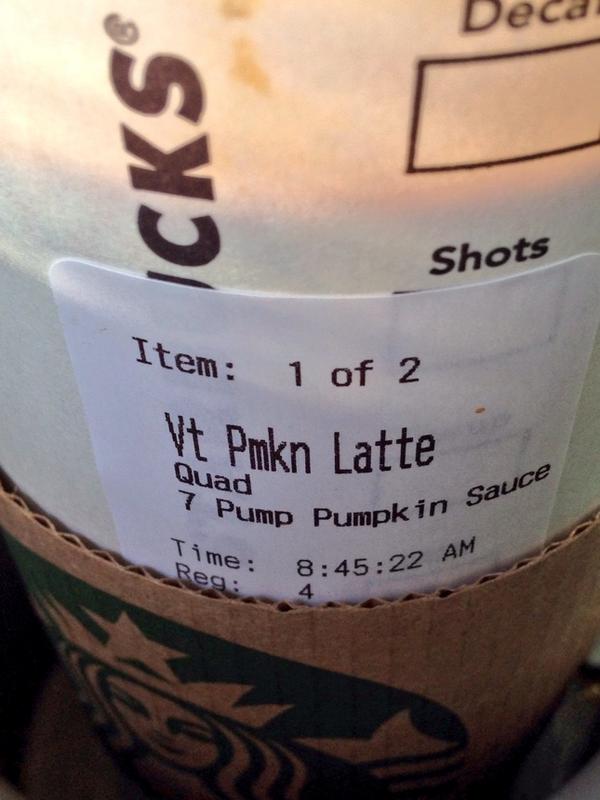 alicia_arreygue's tweet photo. Good fucking morning to me 🙊😋 #IloveYOU #PSL #thatsmyfuckingproblem 🎶 http://t.co/fsgYEcqTc9