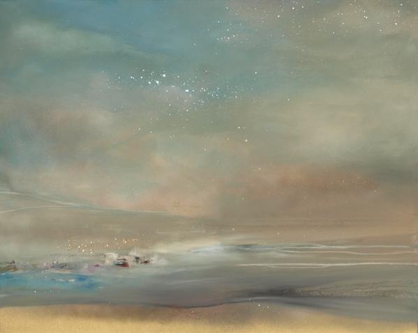 Finding Peace 48"x60" Mixed media on canvas