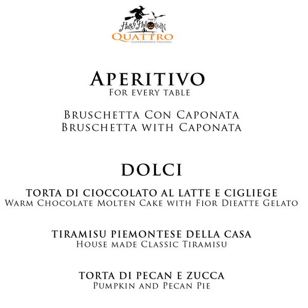 quattromiami's tweet image. #HalloweenMenu
