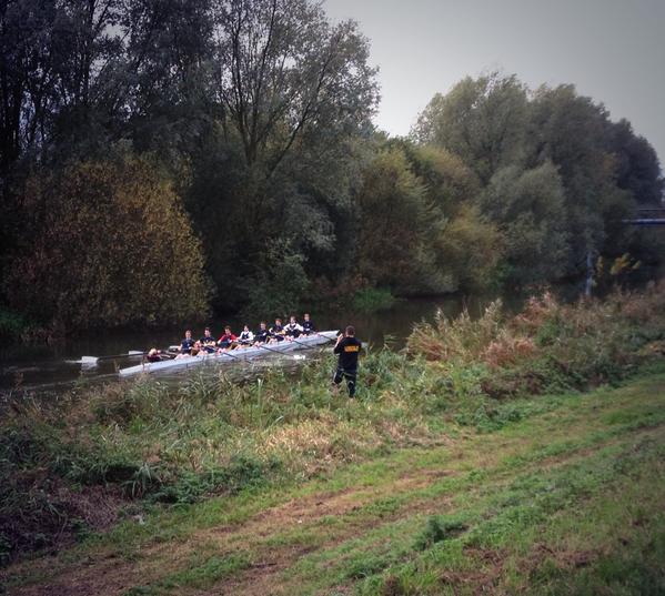 Our fresher men in action. Getting ready for #lincolnbeginnerhead #ULRC