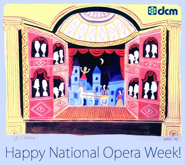 Happy #NationalOperaWeek to @OPERAAmerica and all Opera supporters too!
