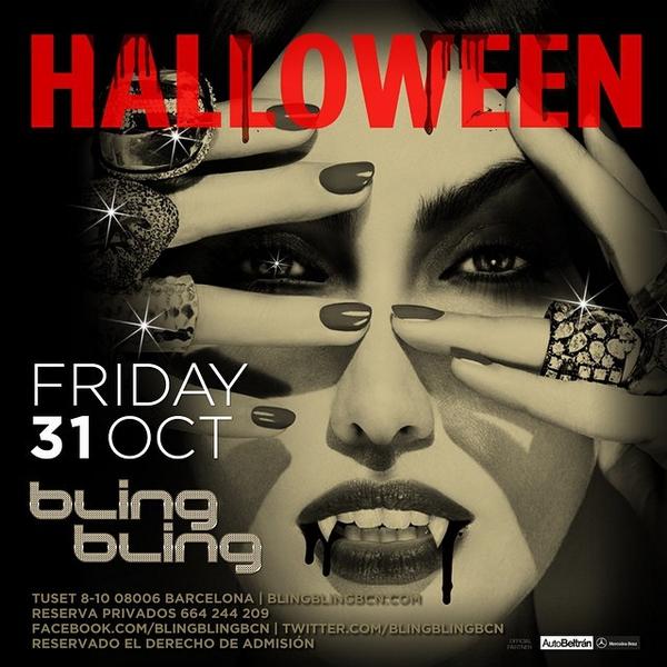 #blingblingbcn #blingblingtuset #halloween #dance #fridays #Barcelona #vip #exclusive #luxury #party #nightlife #...