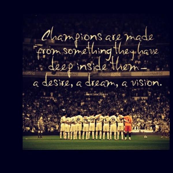 DesantisFC's tweet photo. How champions are made Desantis FC and we certainly have it in us! #OneTeamOneDream http://t.co/rXuLRgWZSW