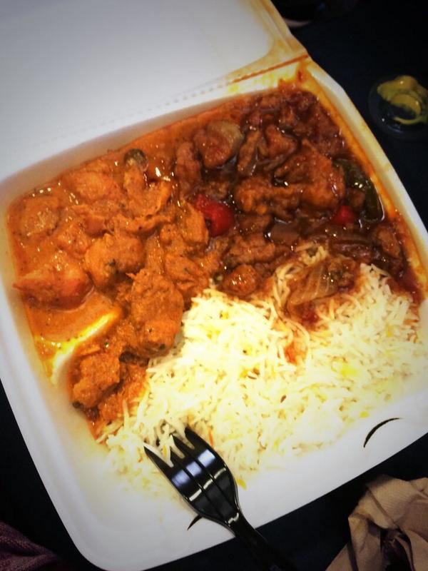 Ahanaaland's tweet image. When you&apos;re so hungry you need your fill of rice #brownproblems #mlid #curry