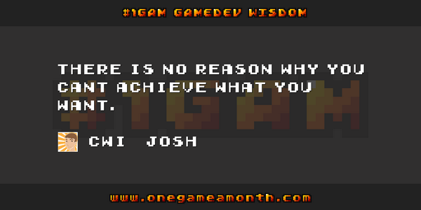 McFunkypants's tweet photo. And now it includes people's twitter icons! =D #gamedev wisdom by @cwi_josh via #1GAM http://t.co/qvyCJ64oWg http://t.co/RW7lrSKnl3