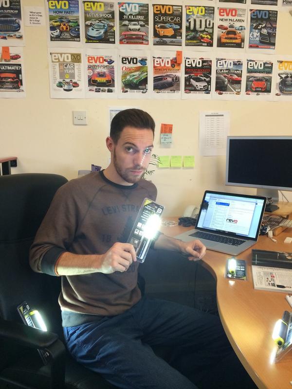 evomagazine's tweet photo. To be like @TheDanProsser &amp; WIN @Uniliteuk's LED Inspection Light, tweet us a pic of your evo 202 copy with #evomag http://t.co/8QcUW9gmoW