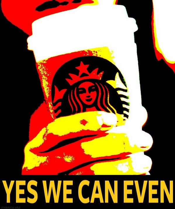 LovesAngls's tweet image. Now here's a slogan I can get behind. How about it, Starbucks? http://t.co/DOqvhhIJ8T"
