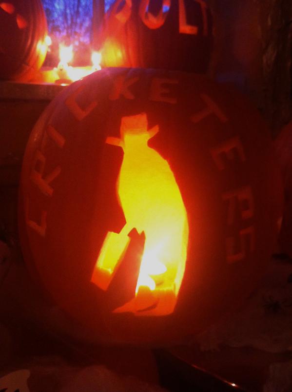 TheCricketers1's tweet photo. BOO! we are ready for Halloween!! - thanks to our very talented Cricketers Team! http://t.co/Bpx7eUE0MS