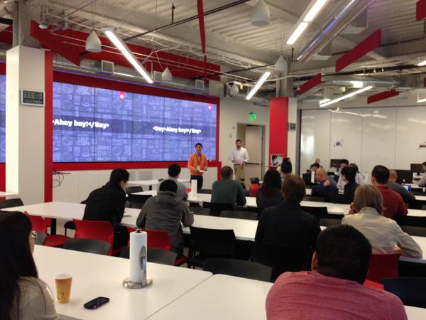 ComcastSV's tweet photo. API PitchFest at @ComcastSV with @Twilio @API_AI @TypeSafe @DropBox Getting ready for @comcast LabWeek hackathon http://t.co/HJ6ddmNQ8R