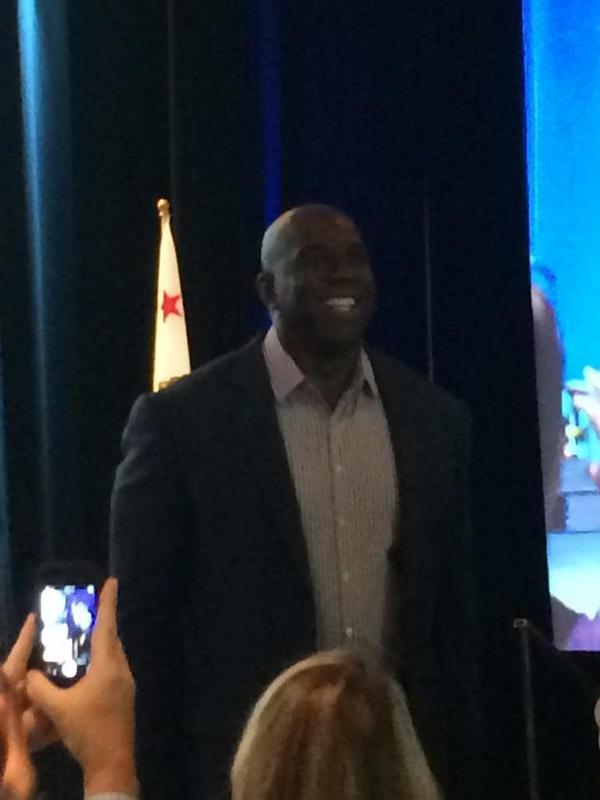 ASHRMAHA's tweet photo. RT @kristenla0101 @ASHRM_AHA #ashrm2014 Magic Johnson! http://t.co/Jyd0jhIDR2