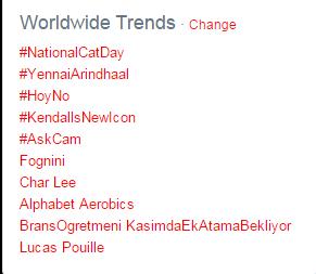 Vivekthangal's tweet photo. #YennaiArindhaal trending at the 2nd spot worldwide  http://t.co/Sd6XJFiWzF