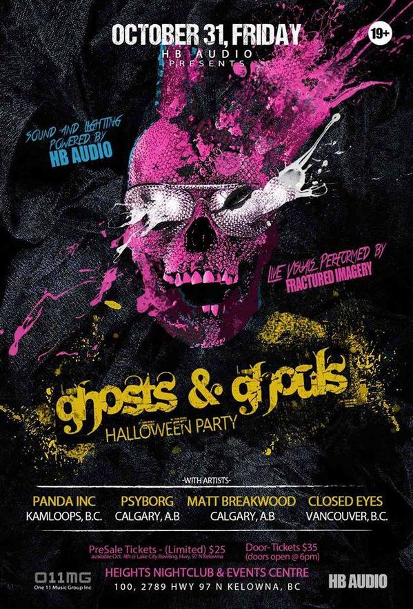 Earthbound2015's tweet image. What are you doing for Halloween?....THIS!  #ghostsngouls #kelowna #okanagan #hbaudio #halloween #festivities #fun