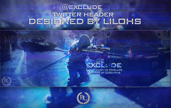 kevworld_'s tweet photo. New Twitter Header for @Exclude! First attempt at a character style. RT/FAV if you like it. http://t.co/kYKgIpRtr9