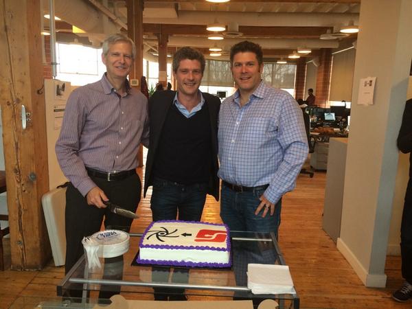 CrowdSparkPLT's tweet image. We&apos;re happy to host our @newzuluCA family this week. @milgster, @hartsparis &amp;amp; @hulford celebrated the occasion today.