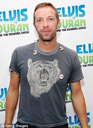sdkidaho's tweet photo. @ChrisOfColdplay wondering about your shirt. That's my uncles bear, literally. Commissioned by a local artist. http://t.co/jEU7MTPYhu