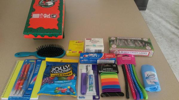 OCC_shoeboxes's tweet photo. RT @mrsblantonius I grew up putting these shoeboxes together &amp; now I'm doing it on my own! This is my 1st shoebox! http://t.co/SDRlNAmMP3