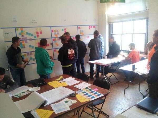 Pearl West Pull Planning meeting for the foundation phase. #howardswright #pearlwest