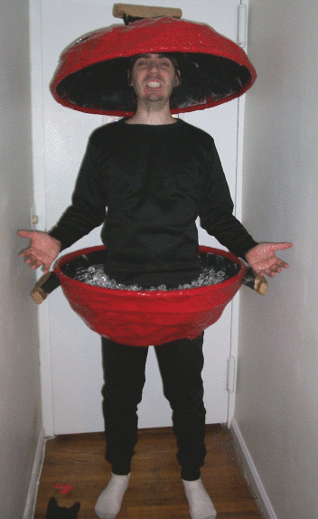 We’re putting the finishing touches on our Halloween costume. We’re going as a giant Weber Grill…You? #halloween...