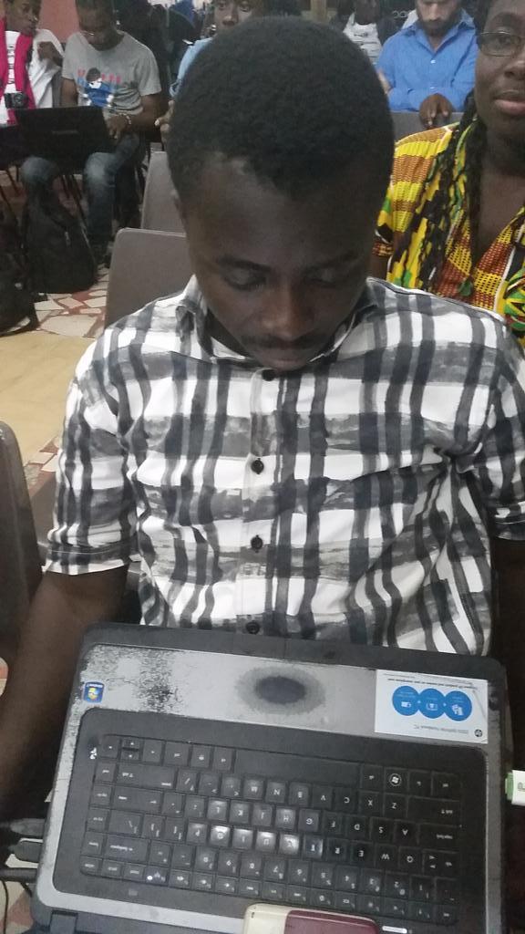 kobbyblay's tweet image. RT @threesixtygh_: @kobbyblay is here at the @ampionafrica Venture Bus.#Vbus #hackerthon @ghHealth