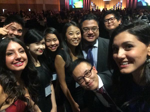 koreenab's tweet photo. #EOYOntario #EOY2014 #betterthanEllens #Table111 http://t.co/l6cBYy3eyR