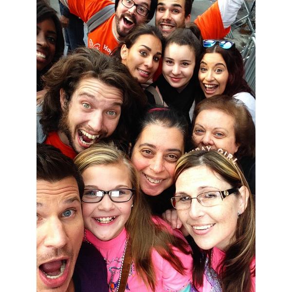 Fun group today! Say hello to the  oatmeal ambassadors from <a href="/jambajuice/">Jamba</a>! #nickspics