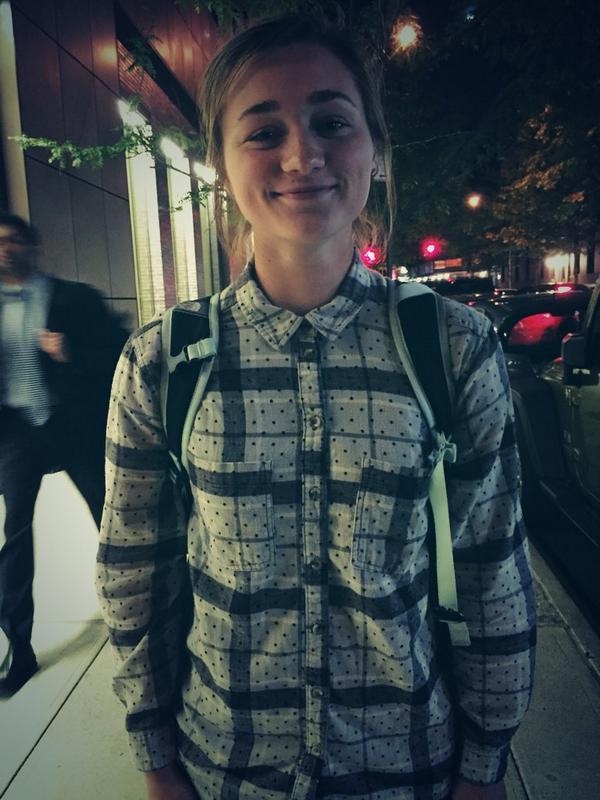 madilyn22's tweet photo. Chilly weather turns me into a total hipster, apparently. #allbuttonedup http://t.co/uHaLZybAIH