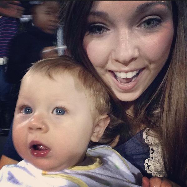 codi_rynn's tweet photo. I was interested in him. He was interested in the football game. #hunterparish #babylove #babyfever http://t.co/B1tAFlyFq5