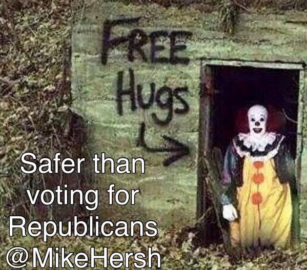 MikeHersh's tweet image. #KeepCalmAndVoteDem #VoteBlue14
#StopTheGOP #SaveAmerica #GOTV
#RealityToRepublicans #BringFriendsToPolls
#CreepyGOP