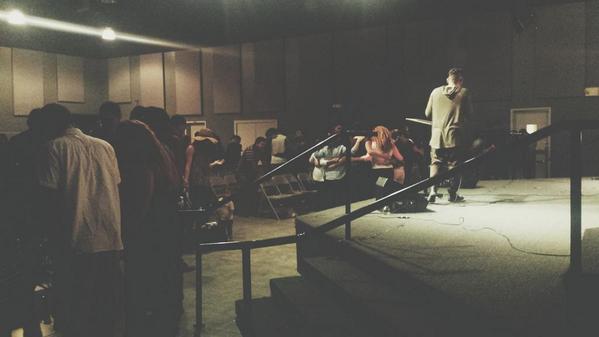 weareyx's tweet photo. Service ended tonight by praying for our schools! #BeLightAndSalt http://t.co/pUhopaHWDa