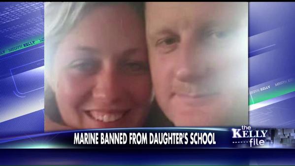 FoxNews's tweet image. #Marine banned from daughter’s school after objections to daughter’s homework assignment on Islam. #KellyFile
